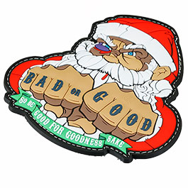 Kleinbild 1 JTG 3D Rubber Patch mit Klettfl�che Bad Santa Christmas fullcolor