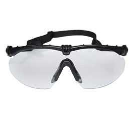 Nuprol Battle Pro Protective Airsoft Schutzbrille schwarz / klar Bild 2