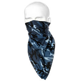 Bandana Halstuch Sky Blue Camouflage