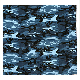   Herren Bandana Halstuch Sky Blue Camouflage Bild 4
