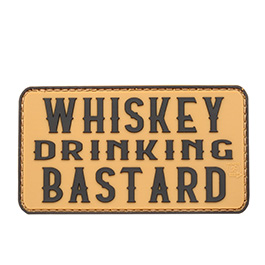 Produktbild zu JTG 3D Rubber Patch mit Klettfl�che Whiskey Drinking Bastard ...