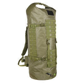 Schwimmfhiger Rucksack ComBatSack 100L olivgrn Molle mit 3 Organisationsbeuteln