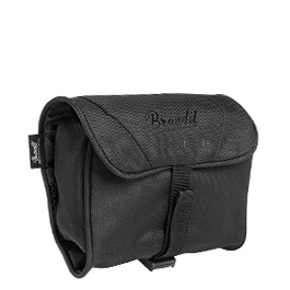 Brandit Kulturbeutel Toiletry Bag medium mit Spiegel schwarz