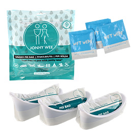 Jonhy Wee Notfalltoilette Unisex Pinkelbeutel 3er Pck. bis 600 ml