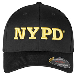 Flexfit Cap NYPD 3D Logo schwarz Bild 2