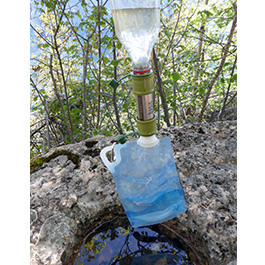 Basic Nature Wasserfilter grün für Outdoor zur Notversorgung Bild 5