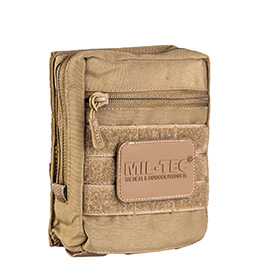 Mil-Tec Mehrzwecktasche Multipurpose MOLLE dark coyote mit Klettrcken