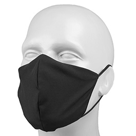 Mil-Tec Stoffmaske Wide-Shape schwarz