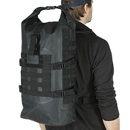 Kleinbild 10 Mil-Tec Rucksack Tactical Backpack Seals Dry-Bag 35 Liter MOLLE schwarz wasserfest
