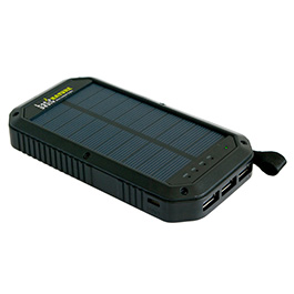 Basic Nature Solar-Powerbank 8 schwarz 8.000 mAh