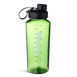 Primus Trinkflasche Trailbottle Tritan 1 Liter Multifunktionsverschluss transparent grün BPA-frei