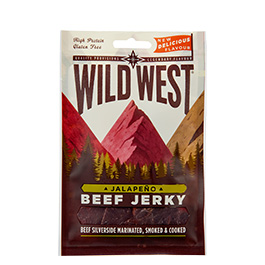 Wild West Beef Jerkey Jalapeno 70g