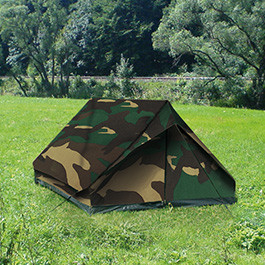 Mil-Tec Zelt Mini Pack Standard fr 2 Personen woodland