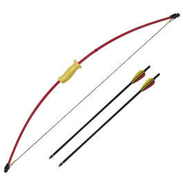 MK Jugend- und Kinderbogen Recurve MK-RB009 Komplettset 10 lbs rot-gelb