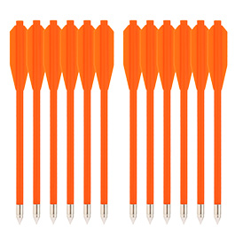Nylonpfeile 6,5 Zoll 12er-Set orange für Pistolenarmbrust