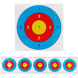 Zielscheiben für Blasrohr, offizielle Wettkampfscheibe, 100 x 21,6 cm