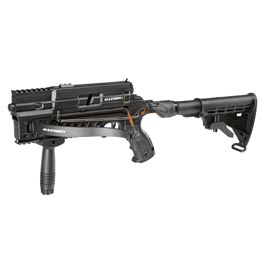 Steambow Repetierarmbrust AR-6 Stinger II Tactical mit Magazin 55 lbs schwarz inkl. 6 Pfeile Bild 1 xxx: