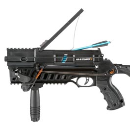 Steambow Repetierarmbrust AR-6 Stinger II Tactical mit Magazin 55 lbs schwarz inkl. 6 Pfeile Bild 4