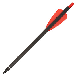 Buchner Armbrustpfeile 7,5 Zoll Carbon mit Feldspitze schwarz/rot 12 Stück Bild 4