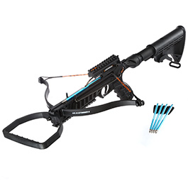 Steambow Repetierarmbrust Stinger II Survival 55 lbs schwarz inkl. 5 Pfeile