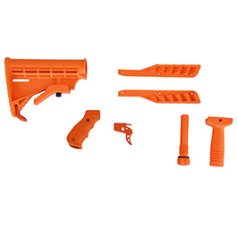 Steambow Customizing Kit fr AR-6 Stinger II orange Schultersttze, Griffschalen, Abzug...