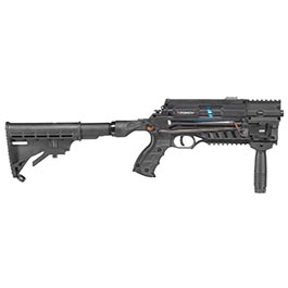 Steambow Repetierarmbrust AR-6 Stinger II Tactical Version 2023 mit Magazin 55 lbs schwarz inkl. 6 Pfeile Bild 6