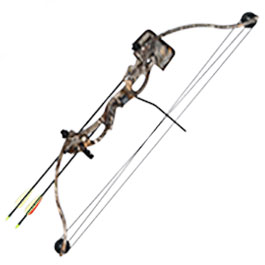 Kleinbild 1 EK Archery Kirupira Compound Jugend Bogen Set 15 - 20 lbs inkl. K�cher / Pfeile / Armschutz camo
