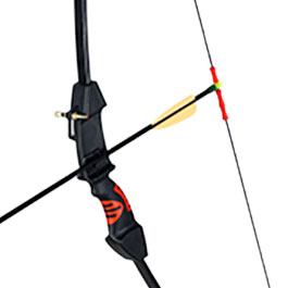 Kleinbild 6 EK Archery Chameleon Recurve Jugend Bogen Set 10 - 15 lbs inkl. K�cher / Pfeile / Armschutz / Zielscheiben schwarz