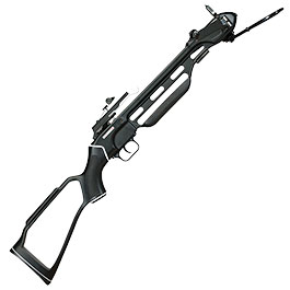 Kleinbild 3 Man Kung Recurve Armbrust Evident 150 lbs Komplettset mit Skelettschaft schwarz