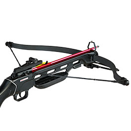 Kleinbild 6 Man Kung Recurve Armbrust Evident 150 lbs Komplettset mit Skelettschaft schwarz