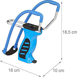 Kleinbild 6 Steinschleuder Set Blue-Strong inkl.Zubeh�r
