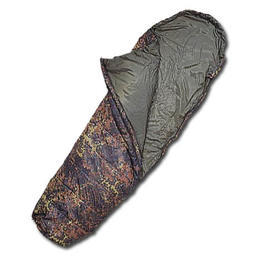 Mil-Tec Schlafsack Commando flecktarn, m. Packsack