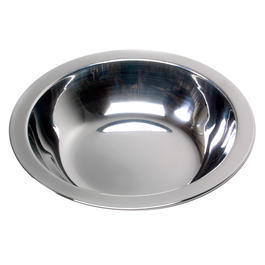 Basic Nature Teller Edelstahl tief 23,5 cm silber-poliert
