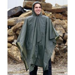 Regenponcho, (Vinyl) oliv