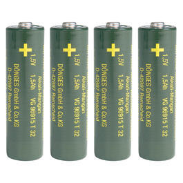 Militärbatterie Microzelle AAA, 4 Stück