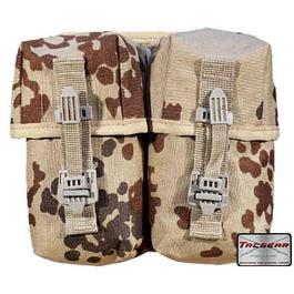 TacGear Magazintasche Doppel, tropentarn
