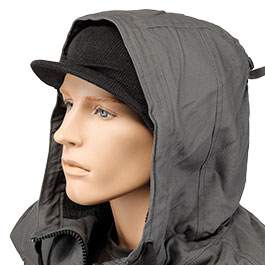 Kleinbild 4 US Watch Cap mit Schirm Wolle schwarz