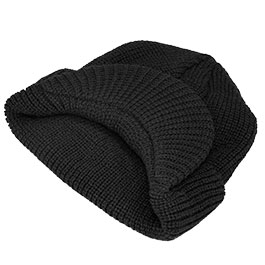 Kleinbild 2 MFH US Schildmtze schwarz grobrippig gestrickt