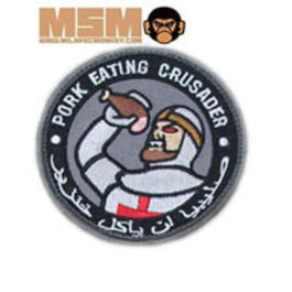 Mil-Spec Monkey Pork Eating Crusader Patch Swat