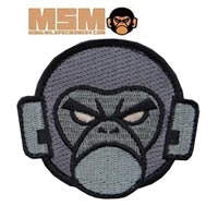 Mil-Spec Monkey Logo Patch ACU-Dark