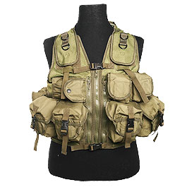 Einsatzweste Tactical 9 Taschen Mil-Tec oliv