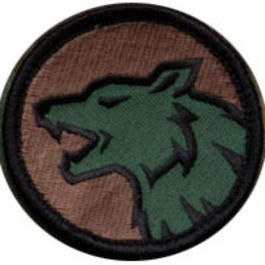 Mil-Spec Monkey Patch mit Klettflche Wolf Head Forest
