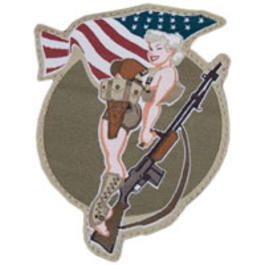 Mil-Spec Monkey Patch mit Klettflche BAR-Girl fullcolor