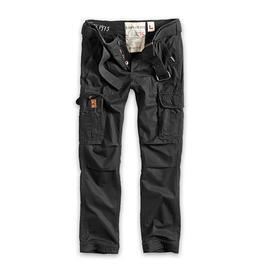 Surplus Premium Trousers Slimmy schwarz gewaschen