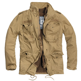 Brandit Jacke M65 Giant camel mit herausnehmbarem Futter