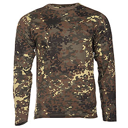 Mil-Tec Langarmshirt flecktarn