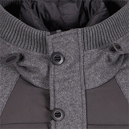 Kleinbild 2 Brandit Steppjacke Garret Jacket schwarz-anthrazit