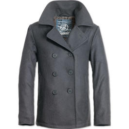 Brandit Jacke Pea Coat anthrazit