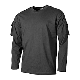 MFH Langarmshirts US schwarz