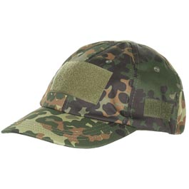 MFH Einsatz-Cap mit Klett flecktarn